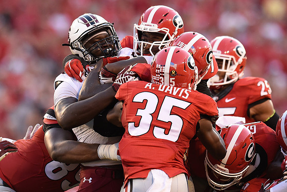 NCAA Football: South Carolina at Georgia