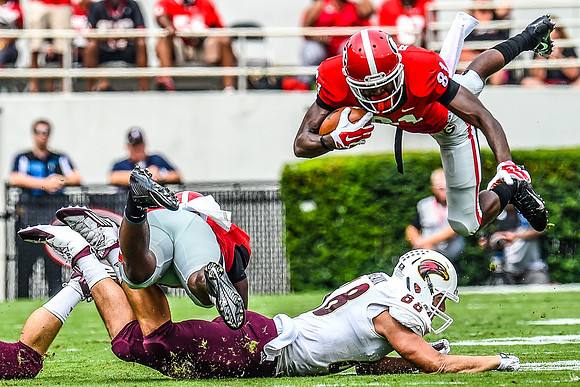 NCAA Football: UL Monroe at Georgia